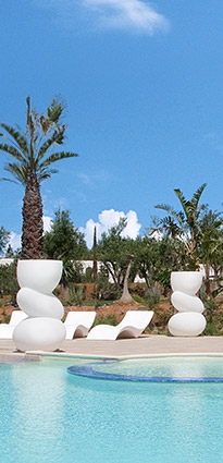 on-Sicily - the swimming pool at the Borgo delle Olive, Balestrate - Sicily